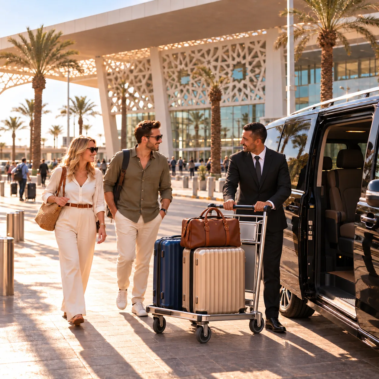Transfert privé entre le Riad et l’aéroport de Marrakech